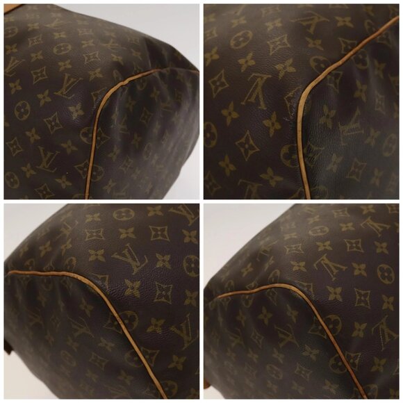 LOUIS VUITTON Monogram Keepall 55 Boston Bag M41424 LV Auth 133994 - Picture 16 of 16
